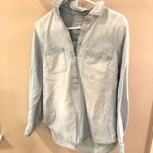 Long Sleeve Denim Top